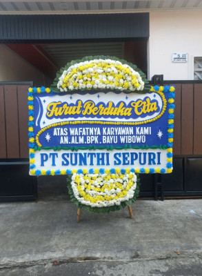 Papan Bunga Duka di Cijagra