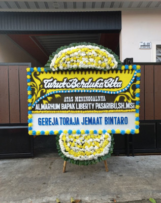 Papan Bunga Duka di Cijagra